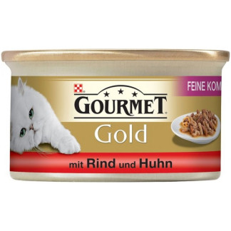 Gourmet Gold двойно удоволствие Говеждо и пиле 0.85gr