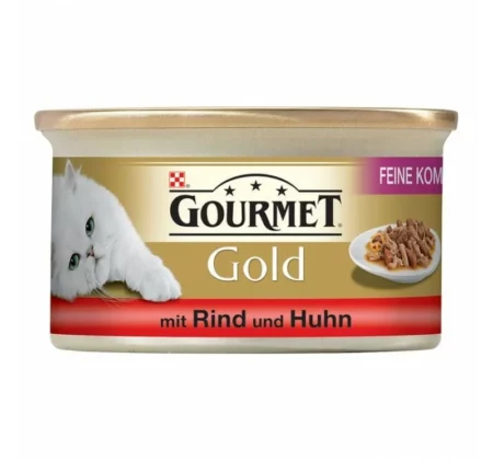 Gourmet Gold двойно удоволствие Говеждо и пиле 0.85gr