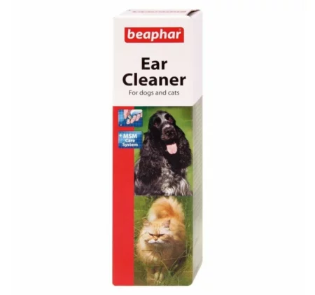 Препарат за почистване на уши BEAPHAR EAR CLEANER за кучета, котки и гризачи, 50 ml