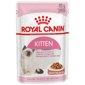 Пауч ROYAL CANIN KITTEN GRAVY хапки в сос за котенца до 12 м, 85 g