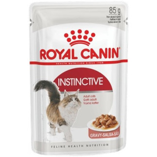 Пауч ROYAL CANIN INSTINCTIVE GRAVY хапки в сос за котки над 12 м, 85 g
