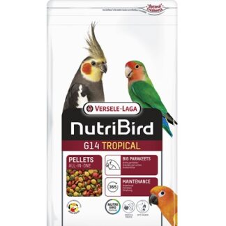 Гранулирана храна за средни папагали VERSELE LAGA NUTRIBIRD G14 TROPICAL, 1 kg
