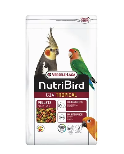 Гранулирана храна за средни папагали VERSELE LAGA NUTRIBIRD G14 TROPICAL, 1 kg