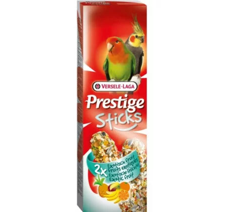 Лакомство за средни папагали стик с плодове VERSELE LAGA STICKS BIG PARAKEETS EXOTIC FRUIT, 2 бр