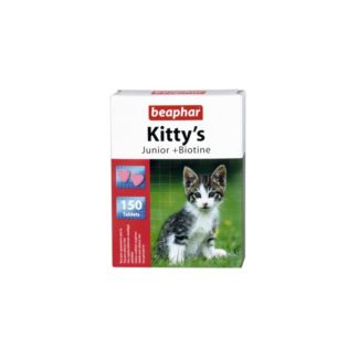 Витамини за малки котета BEAPHAR KITTY’S JUNIOR BIOTIN, 150 бр