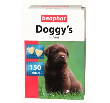 Витамини за малки кученца BEAPHAR DOGGY'S JUNIOR BIOTINE, 150 бр.