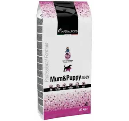Суха храна IMPERIAL FOOD MUM & PUPPY за всички породи кученца до 18 м, 20 kg