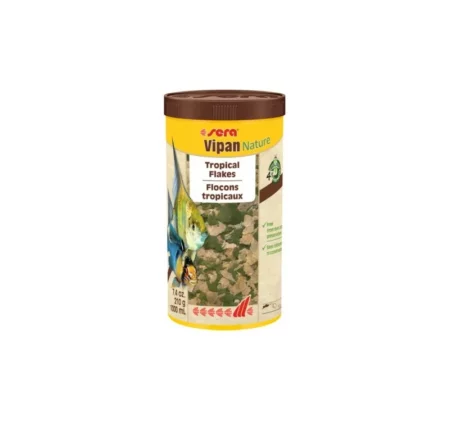 Храна на люспи SERA VIPAN NATURE, 1000 ml