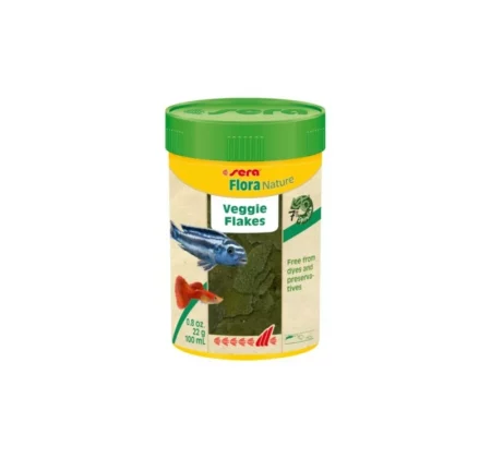 Храна на люспи SERA FLORA NATURE растителна, 100 ml