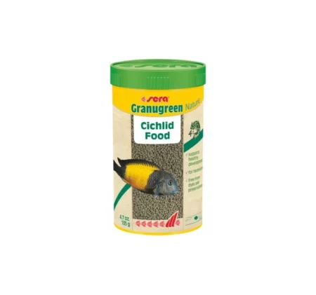 Храна на гранули SERA GRANUGREEN NATURE за цихлиди, 250 ml