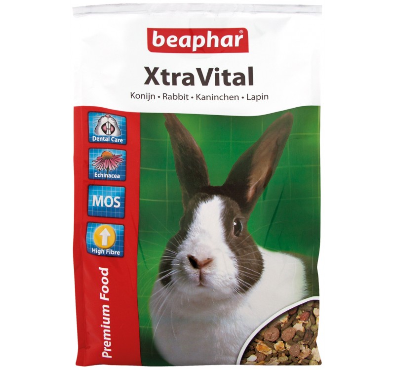 Храна за зайчета BEAPHAR XTRA VITAL RABBIT, 2,5 kg