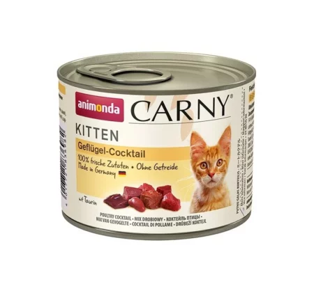 Консерва ANIMONDA CARNY KITTEN POULTRY COCKTAIL за котенца до 12 м, 200 g