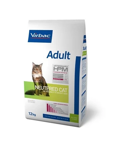 Суха храна VIRBAC VETERINARY HPM ADULT NEUTERED CAT за кастрирани котки над 12 м