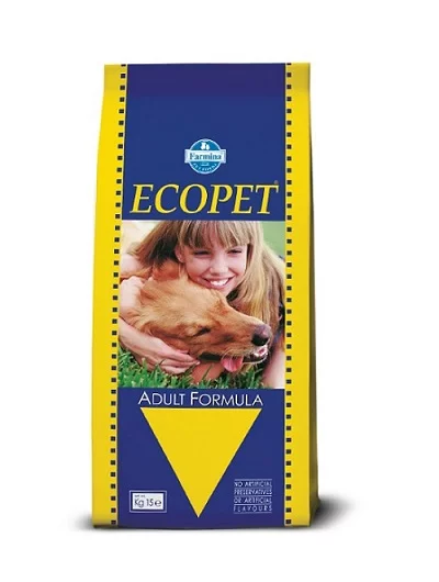 Суха храна ECOPET ADULT 18/12 за кучета над 12 м, 15+5 kg