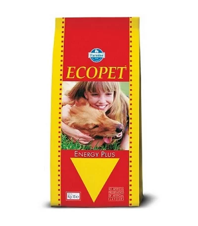 Суха храна ECOPET ENERGY 25/12 за кучета над 12 м, 15 kg