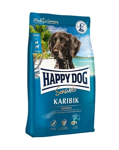 Суха храна HAPPY DOG SUPREME SENSIBLE KARIBIK за чувствителни и алергични кучета с морска риба
