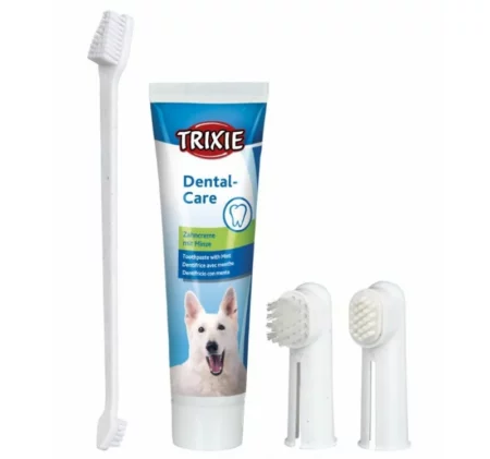 Комплект паста за зъби и четки TRIXIE DENTAL CARE SET