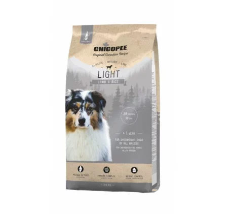 CHICOPEE Classic Nature Light Lamb & Rice - храна за кучета проблемно тегло с агне и ориз, 15кг