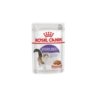 Пауч ROYAL CANIN STERILISED GRAVY хапки в сос за кастрирани котки над 12 м, 85 g