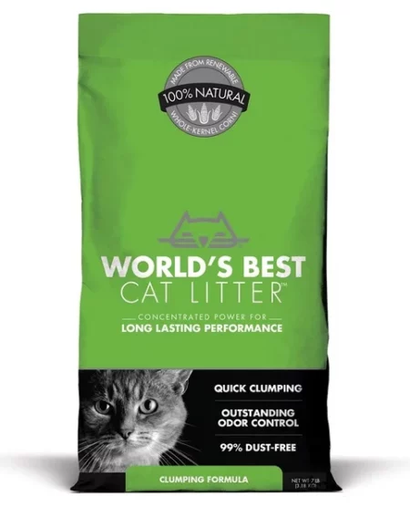 Органична постелка Worlds Best Cat Litter Clumping Formula натурална