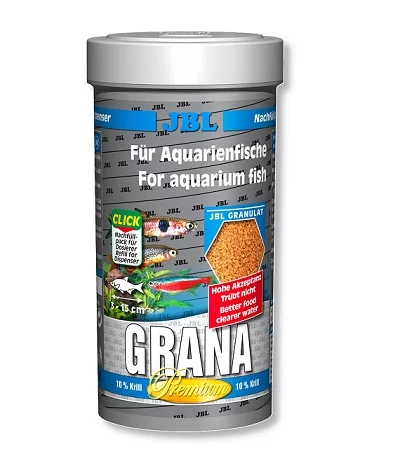 Премиум храна на гранули JBL Grana за малки рибки , 250 ml