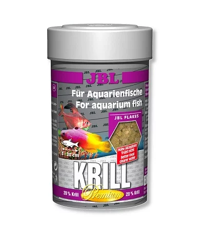 Премиум храна на люспи JBL KRILL за сладководни и морски риби