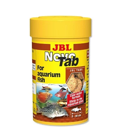 Храна на таблетки JBL NOVOTAB за всички декоративни рибки, 100 ml