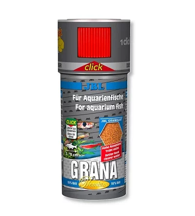 Премиум храна на гранули JBL GRANA CLICK за малки рибки (с дозатор), 100 ml