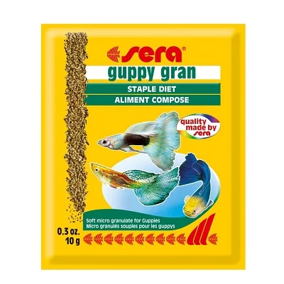 Храна на гранули SERA GUPPY GRAN за гупи, 12 g
