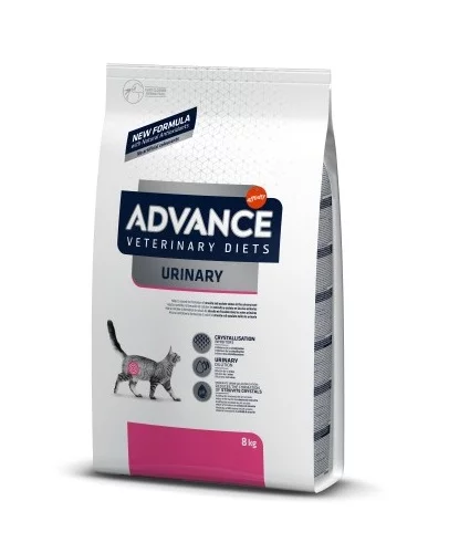 Суха храна ADVANCE CAT VETERINARY DIETS URINARY за котки с уринарни проблеми, 8 kg