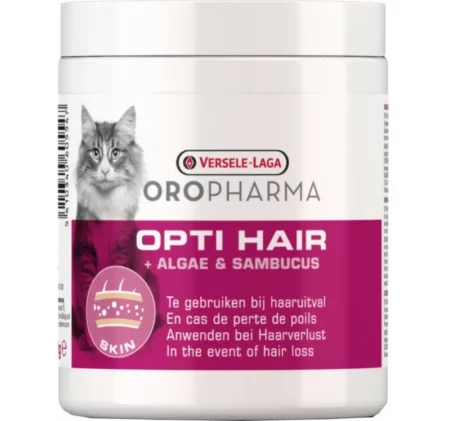 Хранителна добавка за козина и кожа VERSELE LAGA OROPHARMA OPTI HAIR CAT, 130 g