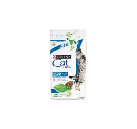 Суха храна CAT CHOW SPECIAL CARE 3IN1 тройна защита за котки над 12 м, 1.5 kg