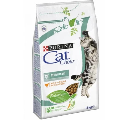 Суха храна CAT CHOW SPECIAL CARE STERILIZED за кастрирани котки над 12 м, 1.5 kg
