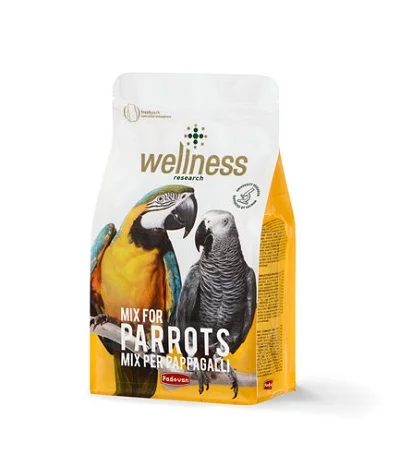 Храна за големи папагали PADOVAN WELLNESS PARROTS, 750 g