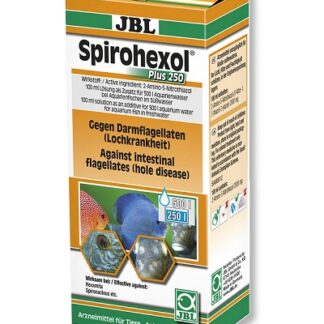 Препарат за лечение на чревни паразити Hexamita, Spironucleus JBL SPIROHEXOL PLUS 250, 100 ml