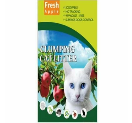 Perfect cat - тоалетна за котки от калиброван бентонит с аромат на ябълка 5 литра