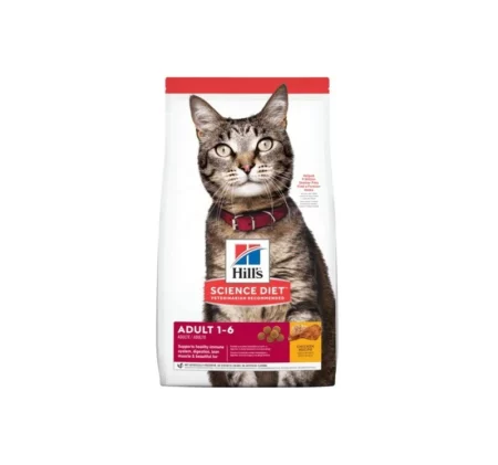 Суха храна HILL'S® SCIENCE DIET® ADULT CHICKEN RECIPE за котки над 12 м, 300 g