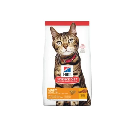 Суха храна HILL'S® SCIENCE DIET® ADULT LIGHT контрол на тегло на котки над 12 м, 1.5 kg