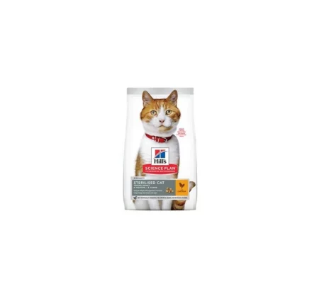 Суха храна HILL'S® SCIENCE DIET® YOUNG STERILISED CHICKEN за млади кастрирани котки, 1.5 kg