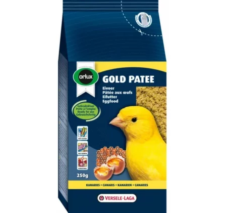 Мека яйчна храна за жълти канари VERSELE LAGA OROLUX GOLD PATEE YELLOW CANARIES, 250 g
