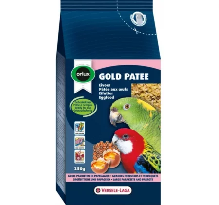 Мека яйчна храна за средни и големи папагали VERSELE LAGA GOLD PATEE PARAKEET AND PARROTS, 1 kg