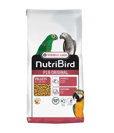 Гранулирана храна за големи папагали VERSELE LAGA NUTRIBIRD Р19 ORIGINAL, 10 kg