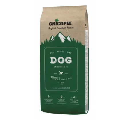 Chicopee Pro-Nature-Line храна за кучета над 12 мес. с агне и ориз, 20 кг