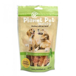 Planet Pet Chicken Chewbone - лакомство за кучета с пилешко от прясно месо