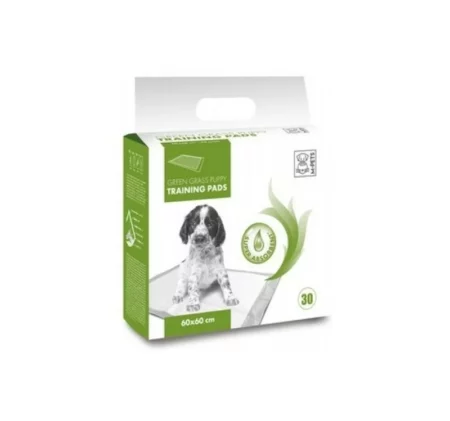 M-Pets Green Grass Puppy training pads - подложки с аромат на трева, 45 х 60 см