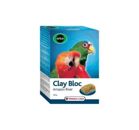 Глинен блок за средни и големи папагали VERSELE LAGA CLAY BLOC AMAZON RIVER, 550 g