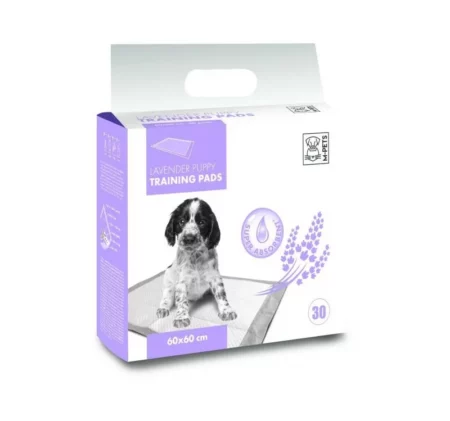 M-Pets Lavender Puppy Training Pads - подложки с аромат на лавандула 60 x 60 cm, 30 бр.