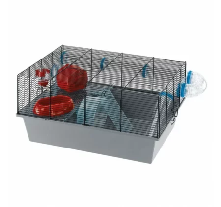 Оборудвана клетка за хамстери Ferplast cage Milos, 58х38х30,5 см.