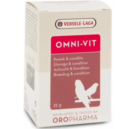 Комплекс от витамини за птици, аминокиселини и микроелементи за добра кондиция VERSELE LAGA OMNI-VIT, 25 g