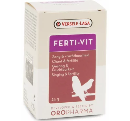 Комплекс от витамини за птици, аминокиселини и микроелементи за подготовка за развъждане и пеене VERSELE LAGA FERTI VIT, 25 g